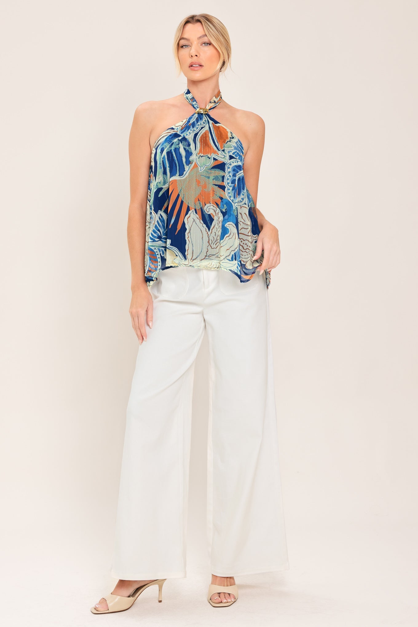 BLUE  TOP classic perfect to keep the fashion fresh this summer